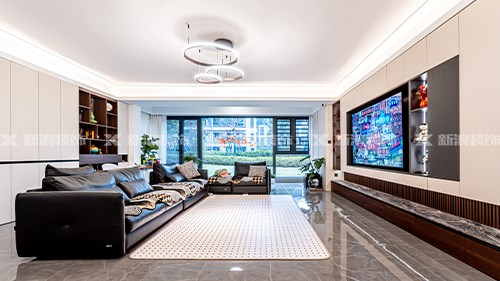 189m²意式精裝定制實景，7w搞定典雅實用家|長沙全屋整裝