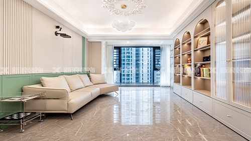 143m²精裝全屋定制，法式奶油溫馨實(shí)用|長(zhǎng)沙全屋整裝